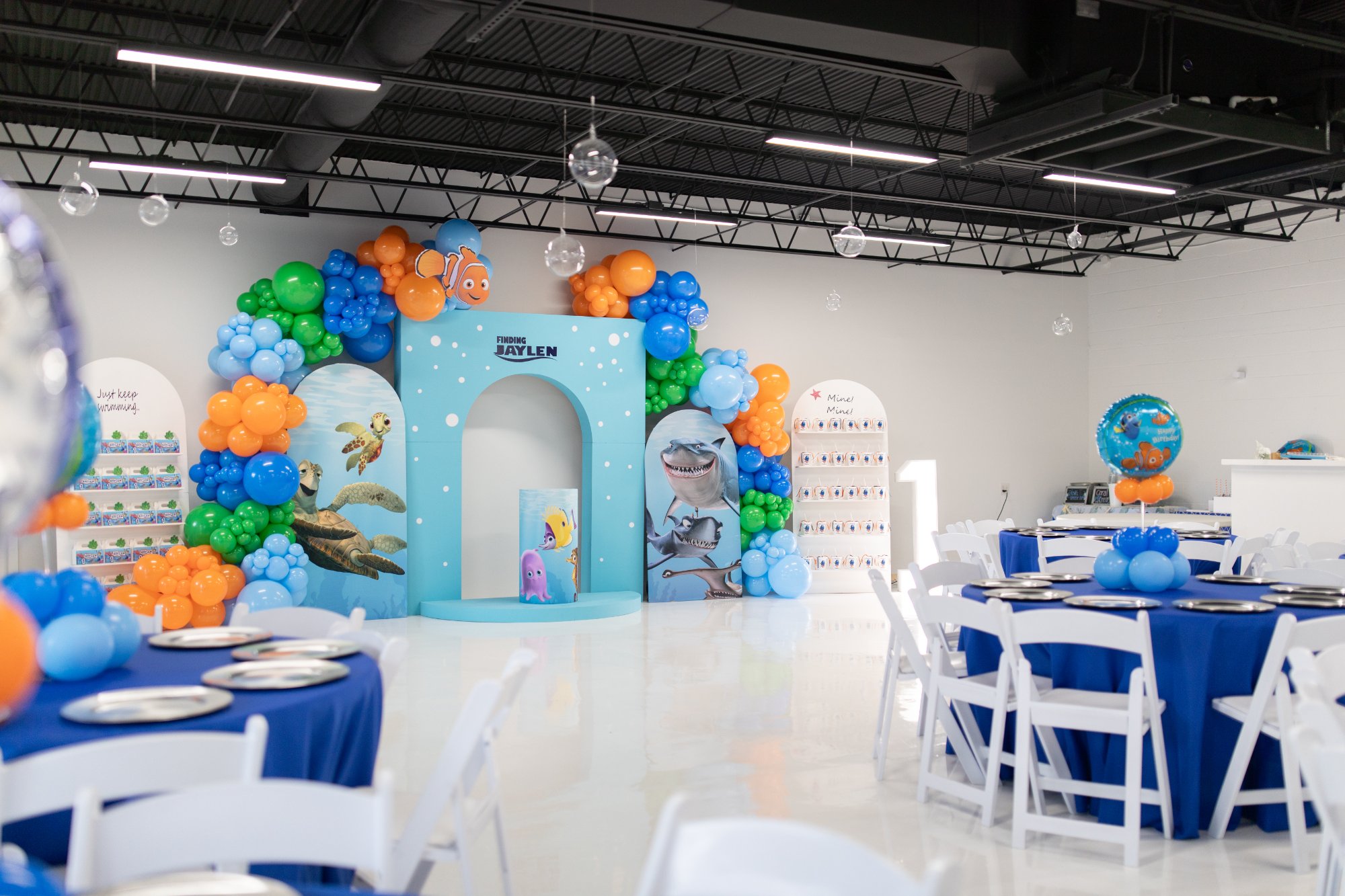 Full event balloon decoration and styling setup Houston TX by Encanto Balloons